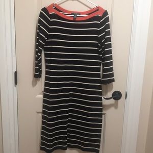 100% cotton mid length dress